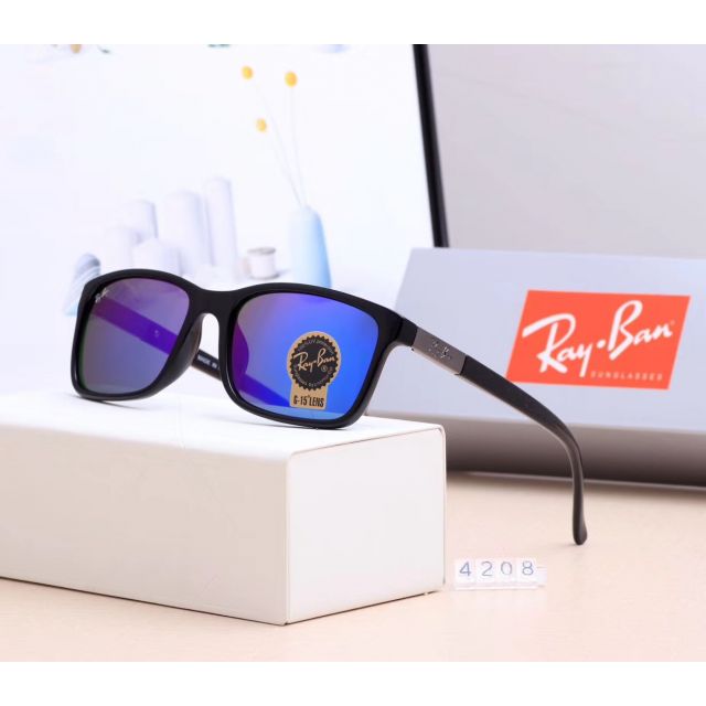 Ray Ban RB4208 Sunglasses Dark Blue/Black