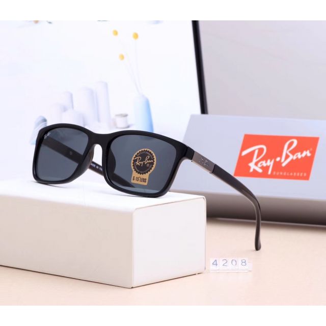 Ray Ban RB4208 Sunglasses Gray/Black