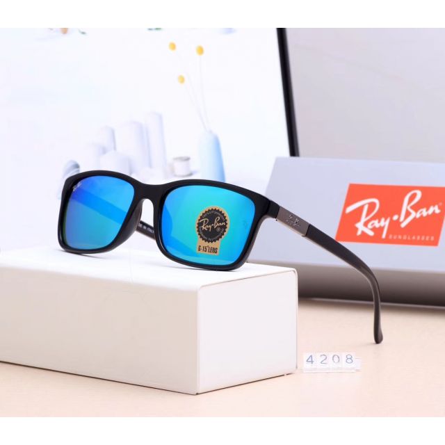 Ray Ban RB4208 Sunglasses Ice Blue/Black