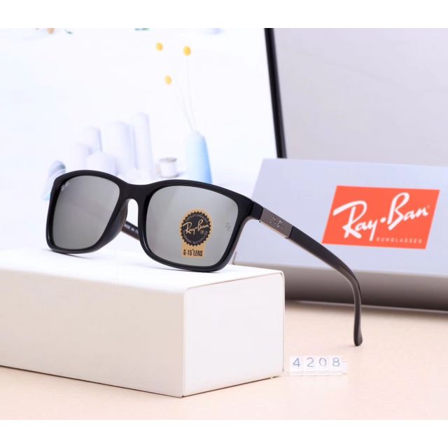 Ray Ban RB4208 Sunglasses Mirror Gray/Black