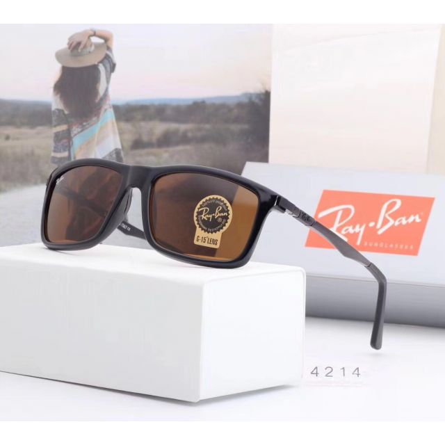 Ray Ban RB4214 Sunglasses Brown/Black