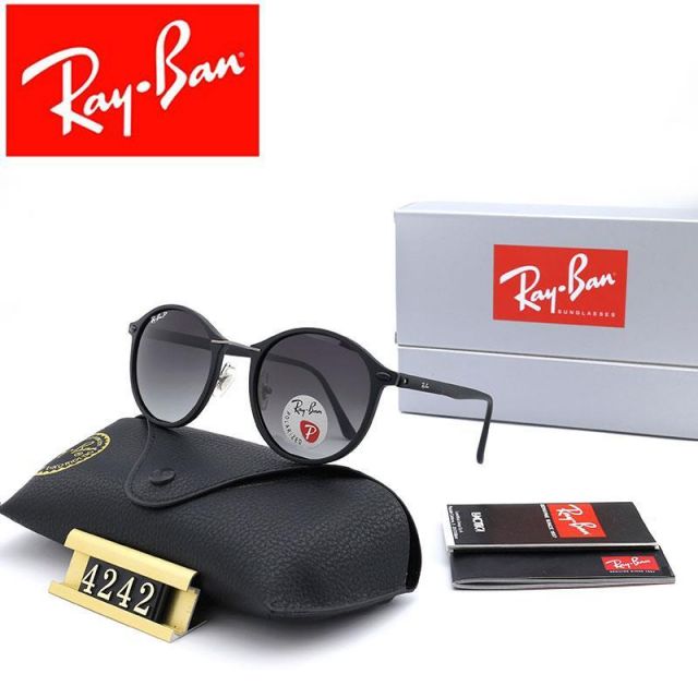Ray Ban RB4242 Sunglasses Gray/Black