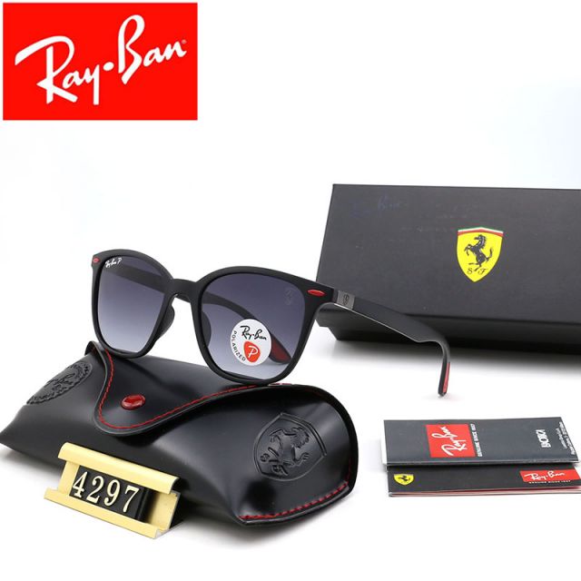 Ray Ban RB4297 Sunglasses Dark Blue/Black