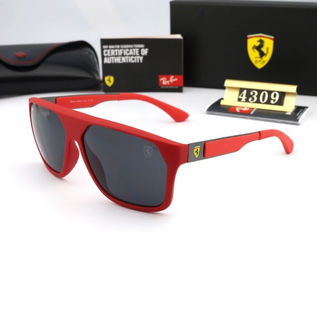 Ray Ban RB4309 Sunglasses Black/Red