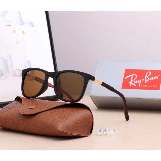 Ray Ban RB4821 Sunglasses Brown/Black
