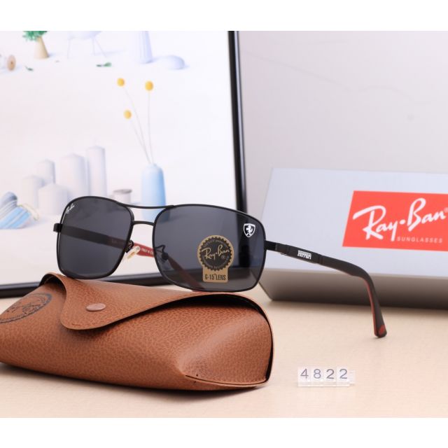 Ray Ban RB4822 Aviator Sunglasses Balck/Black