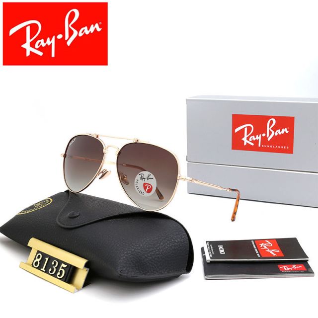 Ray Ban RB8135 Sunglasses Brown/Gold