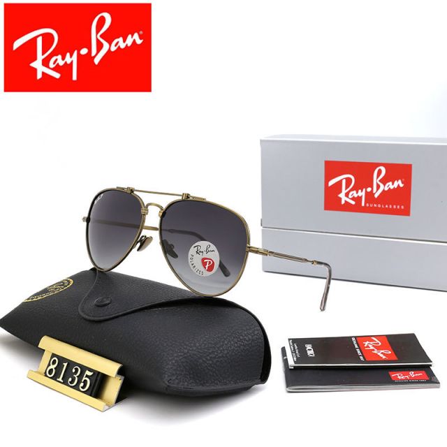Ray Ban RB8135 Sunglasses Gray/Gold