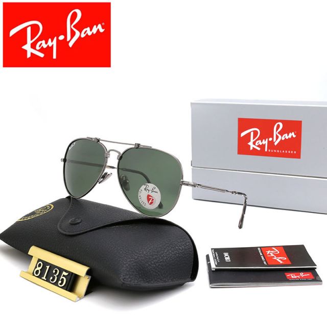 Ray Ban RB8135 Sunglasses Green/Silver