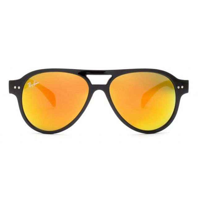 Ray Ban RB1091 Cats 5000 Sunglasses Black/Orange