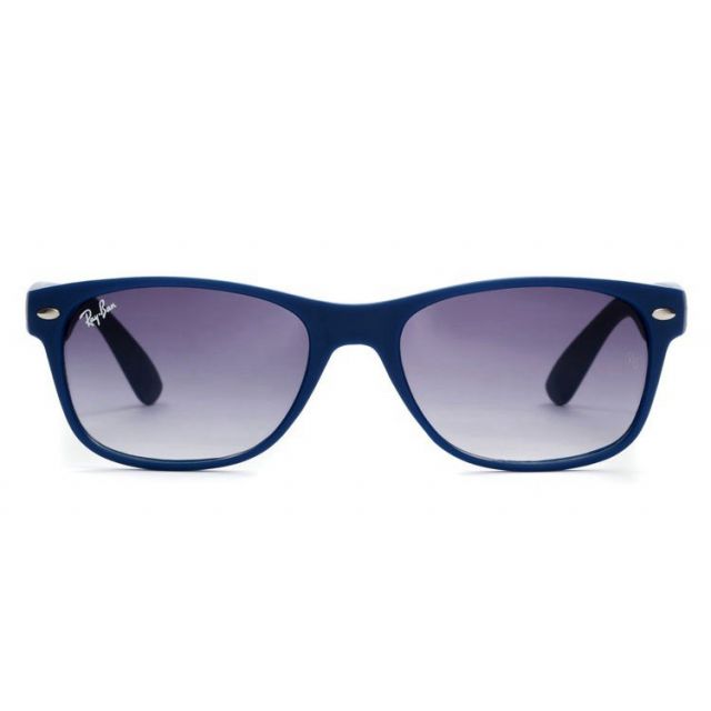 Ray Ban RB2132 Wayfarer Sunglasses Blue/Clear Purple