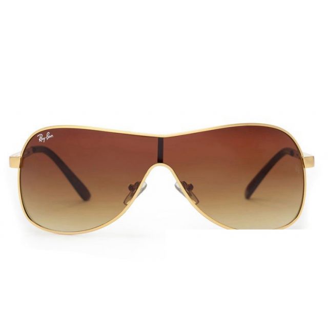 Ray Ban RB3466 Highstreet Sunglasses Gold/Brown Gradient