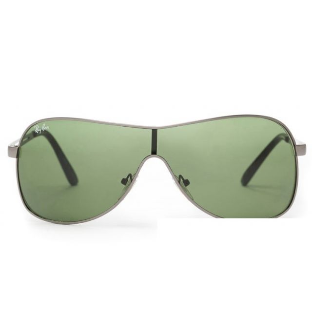 Ray Ban RB3466 Highstreet Sunglasses Gray/Light Green