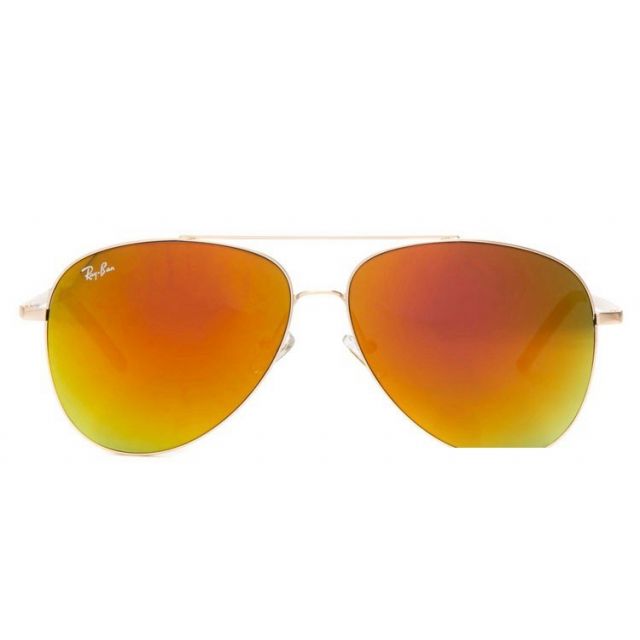 Ray Ban RB3811 Aviator Sunglasses Gold/Orange Gradient