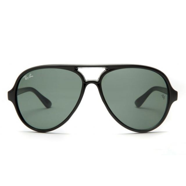 Ray Ban RB4125 Cats 5000 Sunglasses Black/Green