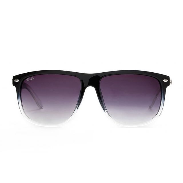 Ray Ban RB4147 Wayfarer Sunglasses Black/Clear Purple Gradient
