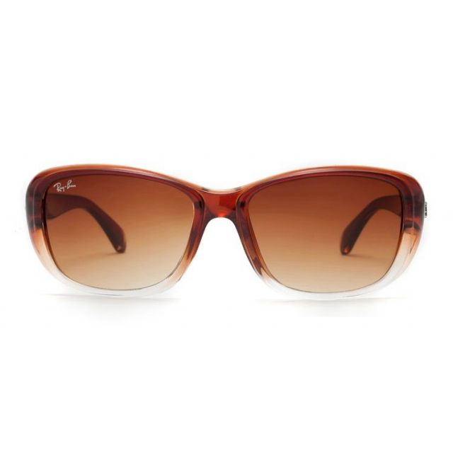 Ray Ban RB4161 Highstreet Sunglasses Brown/Light Brown Gradient