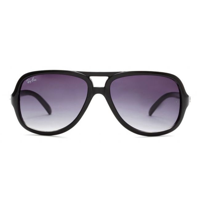 Ray Ban RB4162 Cats 5000 Sunglasses Black/Light Purple Gradient