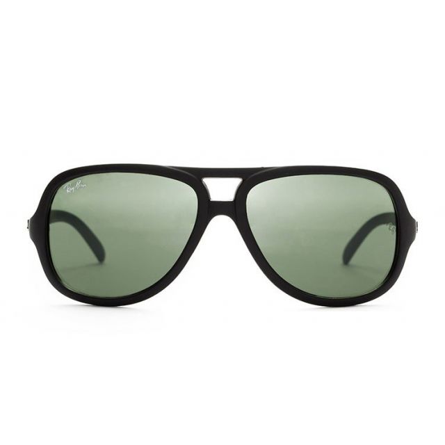 Ray Ban RB4162 Cats 5000 Sunglasses Black/Light Green