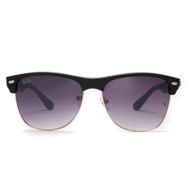 Ray Ban RB4175 Clubmaster Oversized Sunglasses Black/Purple Gradient