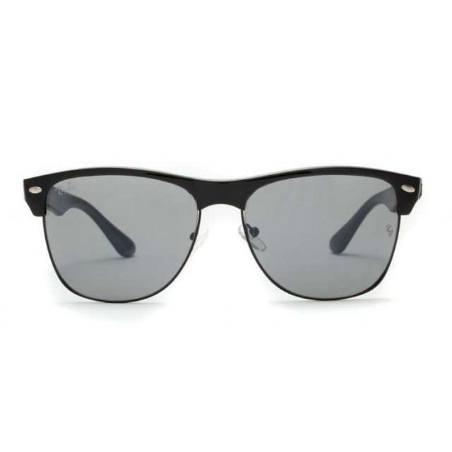 Ray Ban RB4175 Clubmaster Oversized Sunglasses Black/Light Gray Gradient