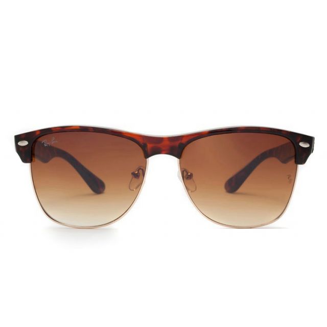 Ray Ban RB4175 Clubmaster Oversized Sunglasses Tortoise/Brown Gradient