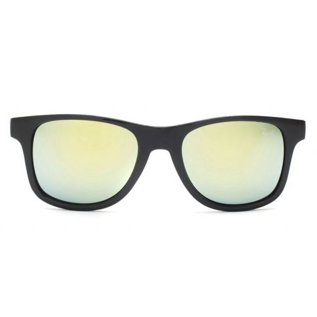 Ray Ban RB7388 Wayfarer Sunglasses Black/Light Green