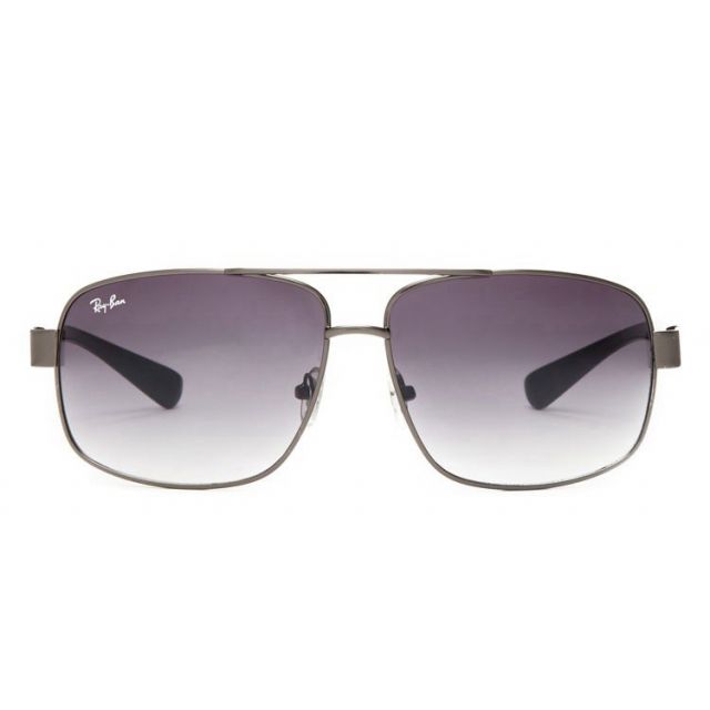 Ray Ban RB8813 Aviator Sunglasses Gray/Crystal Purple Gradient