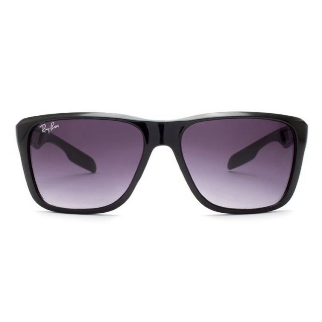 Ray Ban RB9122 Justin Sunglasses Black/Crystal Purple