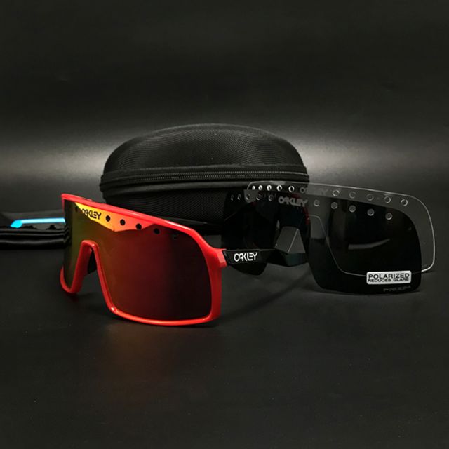 Oakley Sutro Sunglasses Fire/Grey Iridium